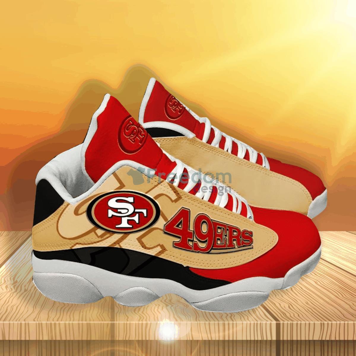 San Francisco 49ers Air Jordan 13 Shoes Running Casual Sneakers Product Photo 1