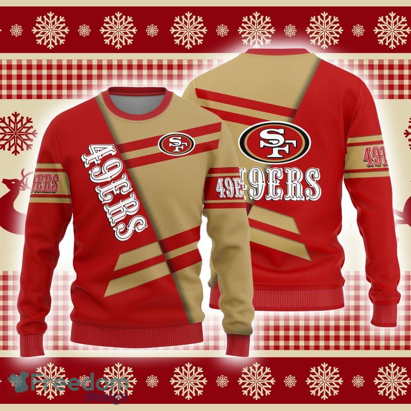 San Francisco 49ers Men’s Light ‘Em Up Ugly Sweater