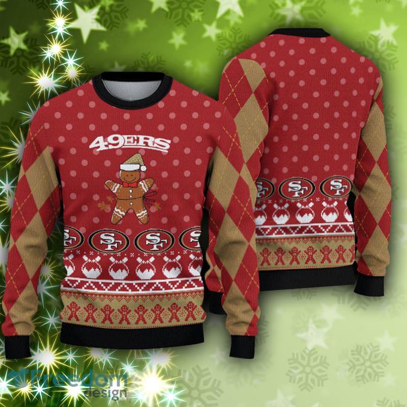 For Fans San Francisco 49ers Ugly Christmas Sweater Funny Christmas Gift