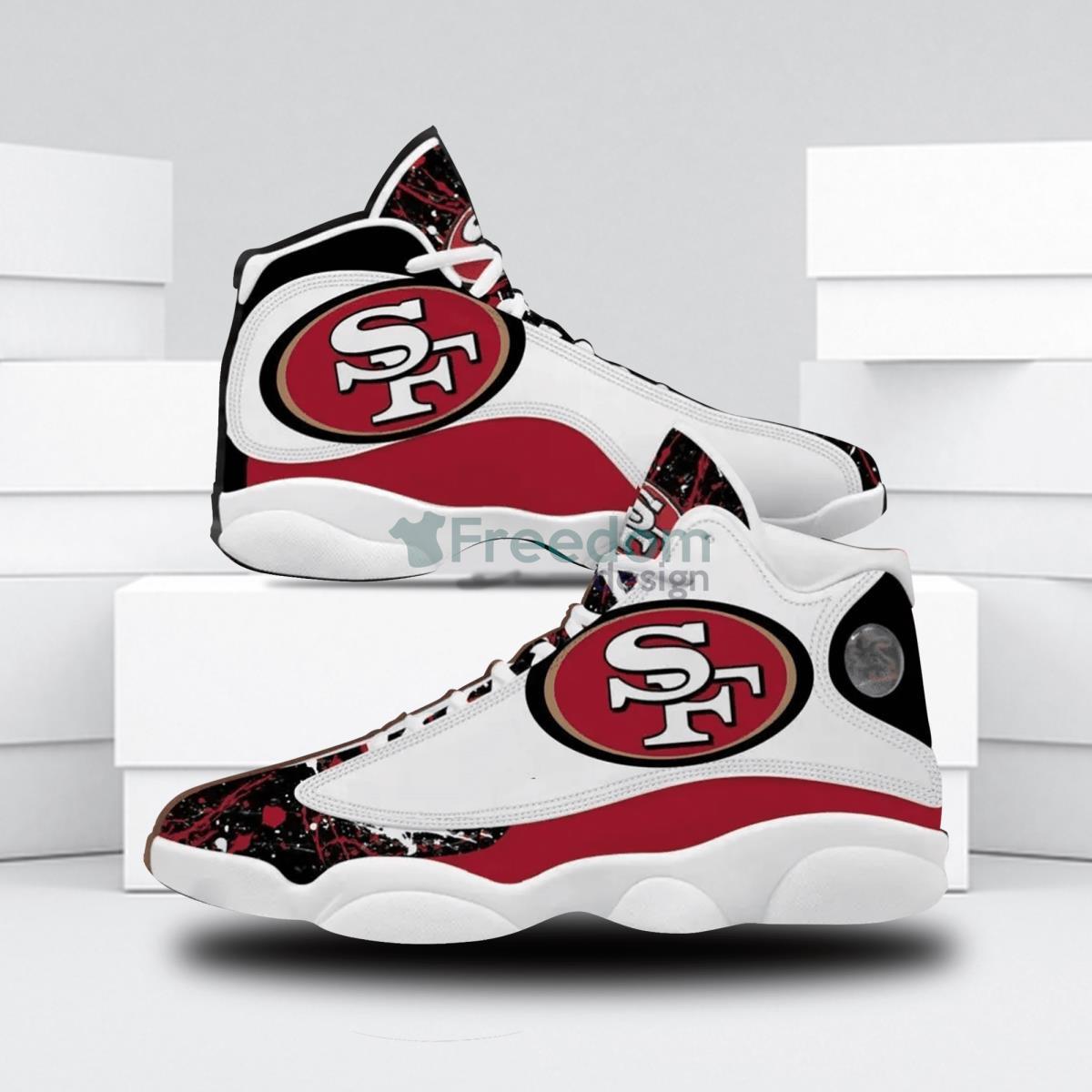 San Francisco 49ers  Football Air Jordan 13 Shoes Running Casual Sneakers For Fans Product Photo 1