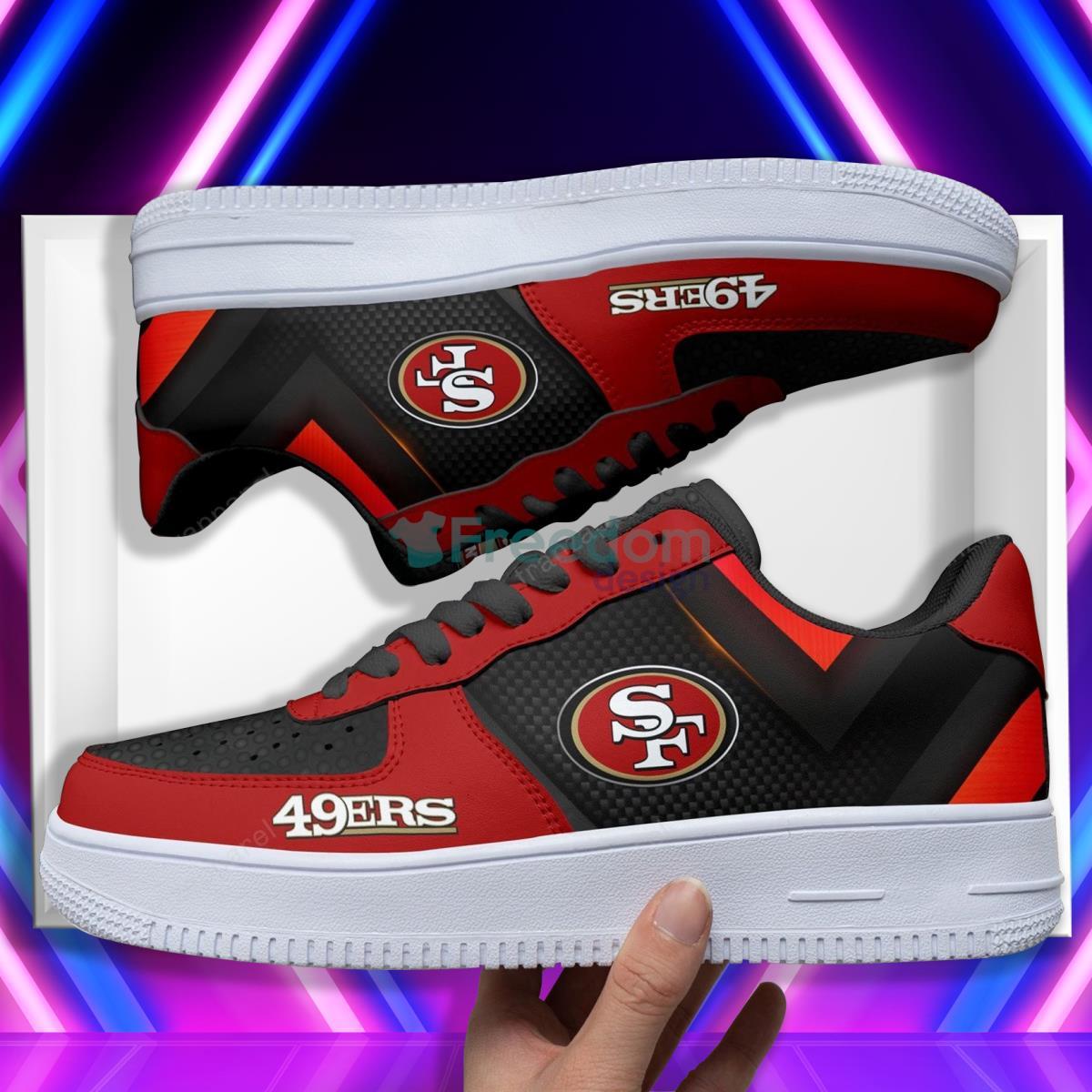 San Francisco 49ers Football Team Style Air Force Shoes Gift For Fans Product Photo 2