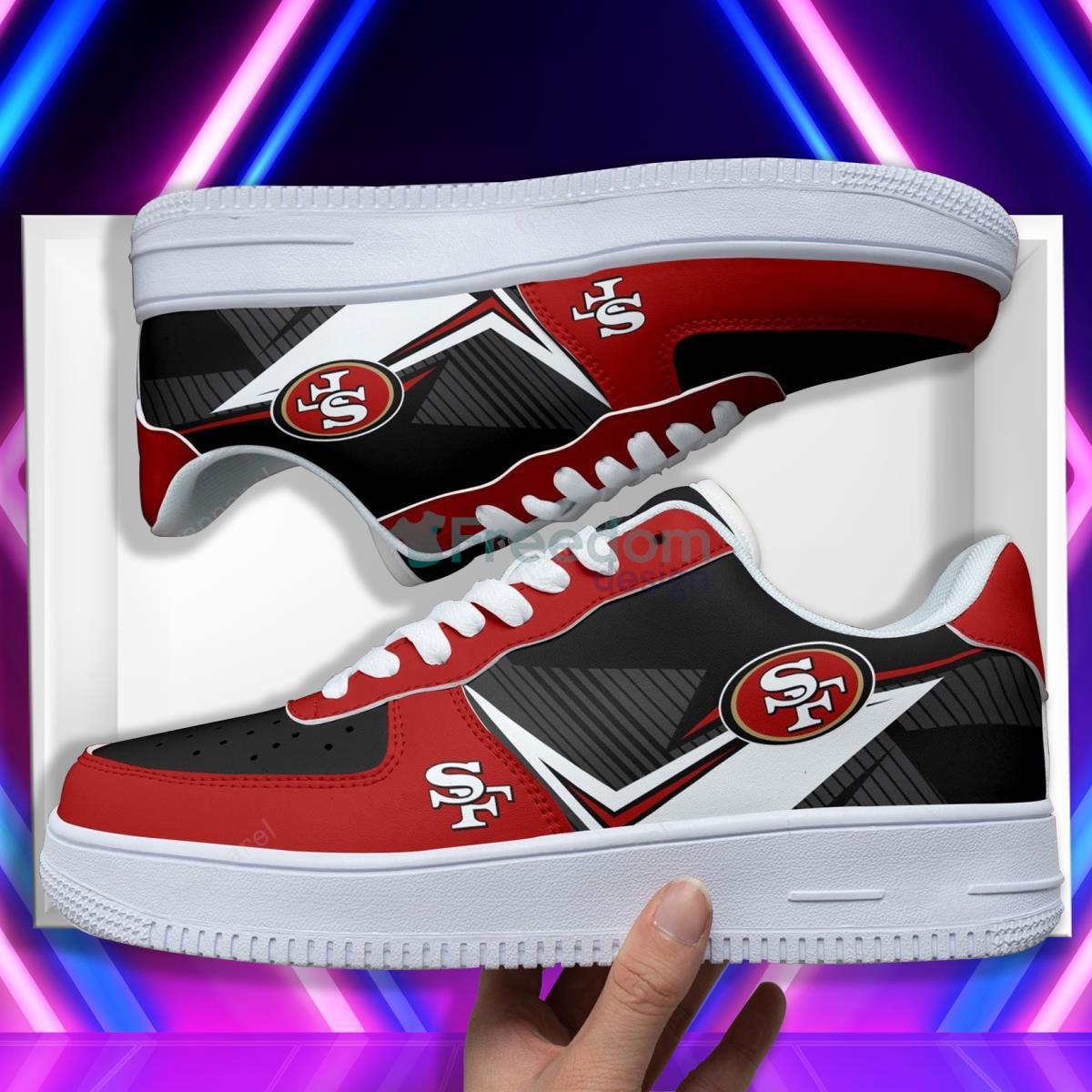 San Francisco 49ers Football Team Style Air Force Shoes Gift For Real Fans Product Photo 2