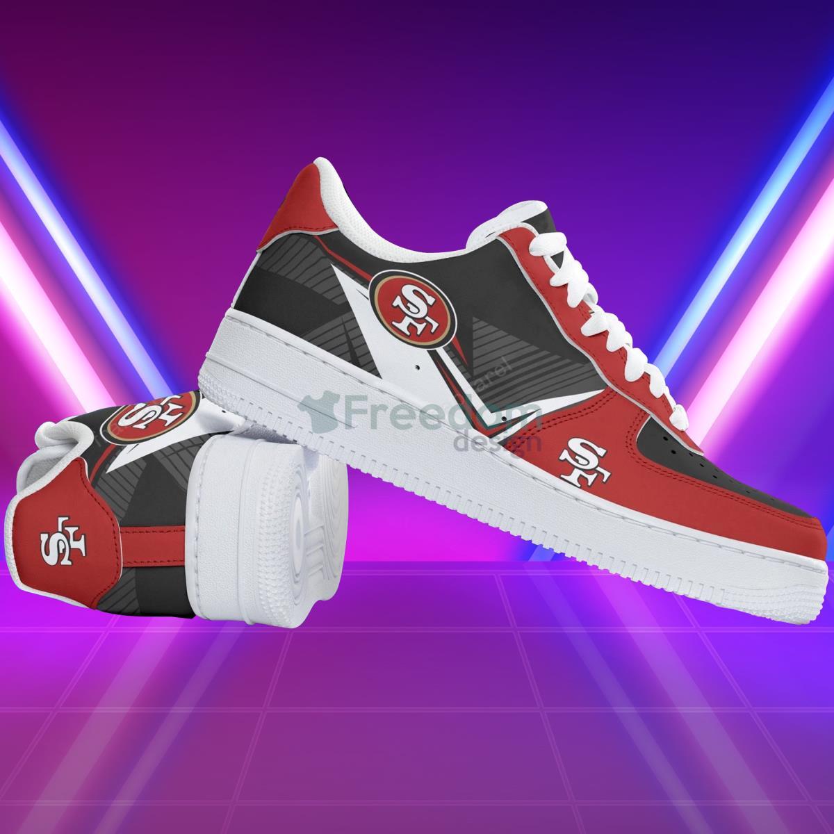 San Francisco 49ers Football Team Style Air Force Shoes Gift For Real Fans Product Photo 1