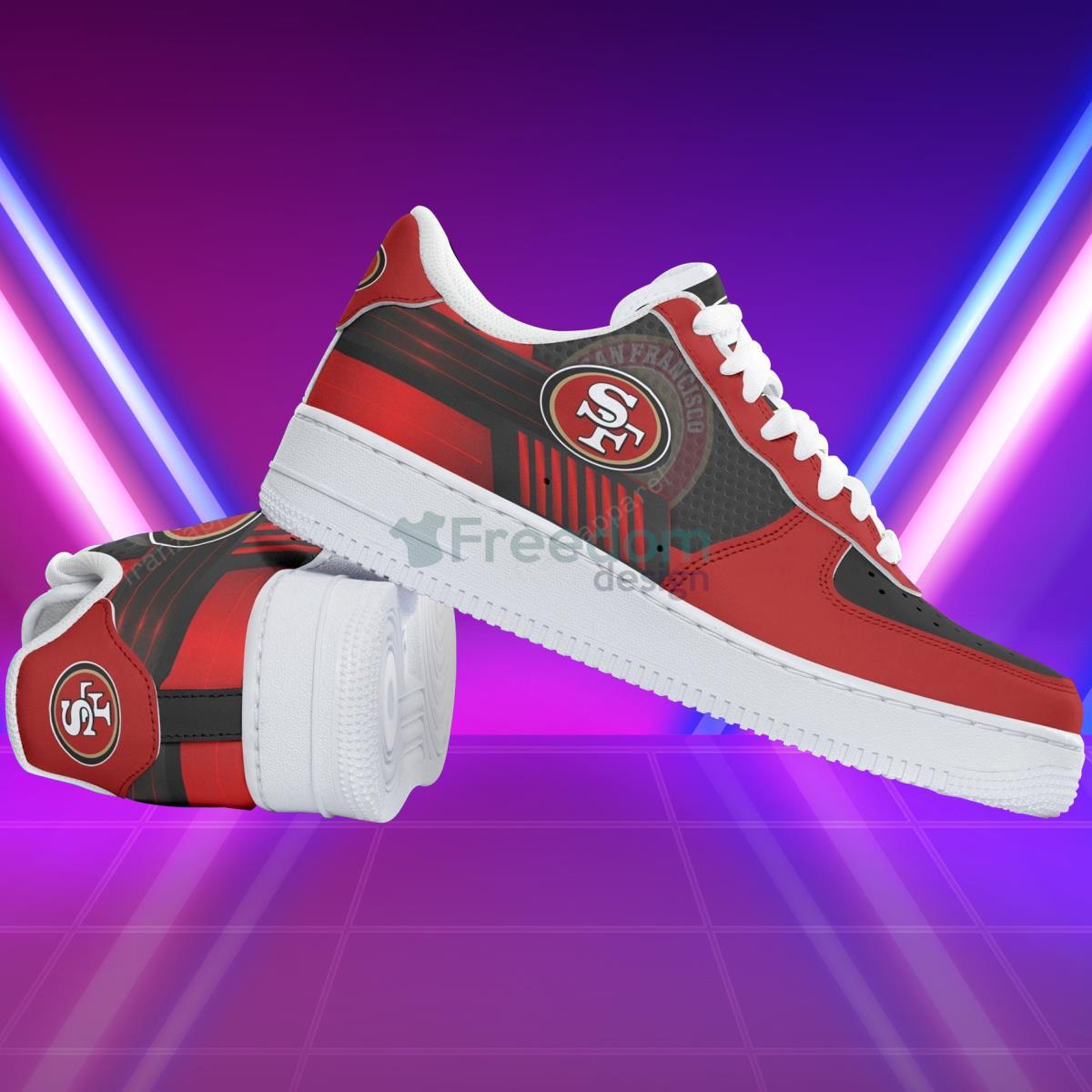 San Francisco 49ers Football Team Style Air Force Shoes Great Gift For Fans Product Photo 2