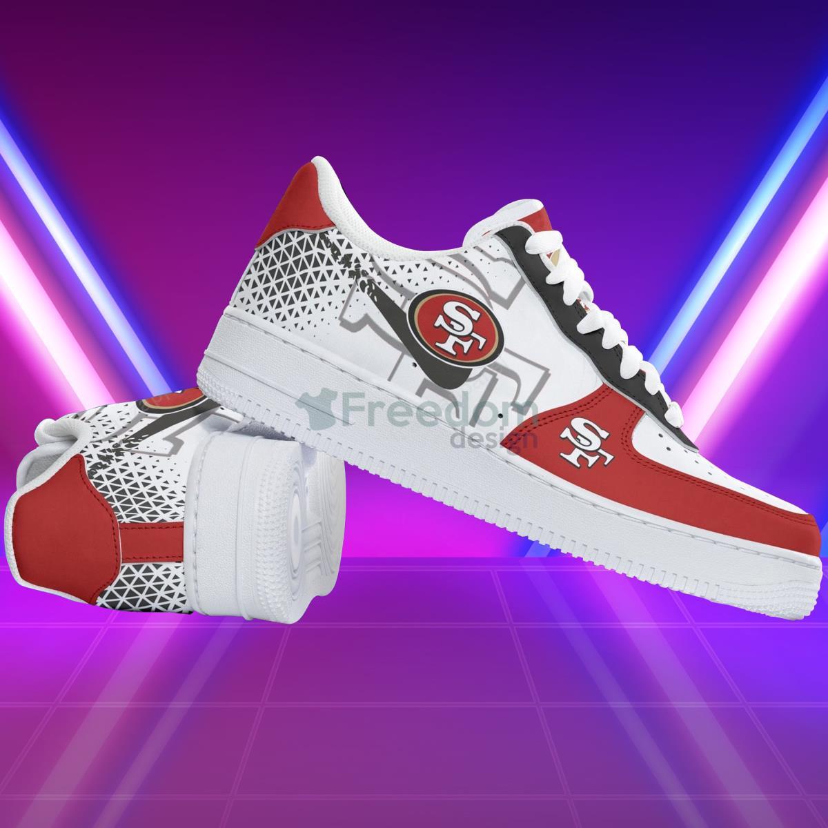 San Francisco 49ers Football Team Style Air Force Shoes Impressive Gift For Real Fans Product Photo 1