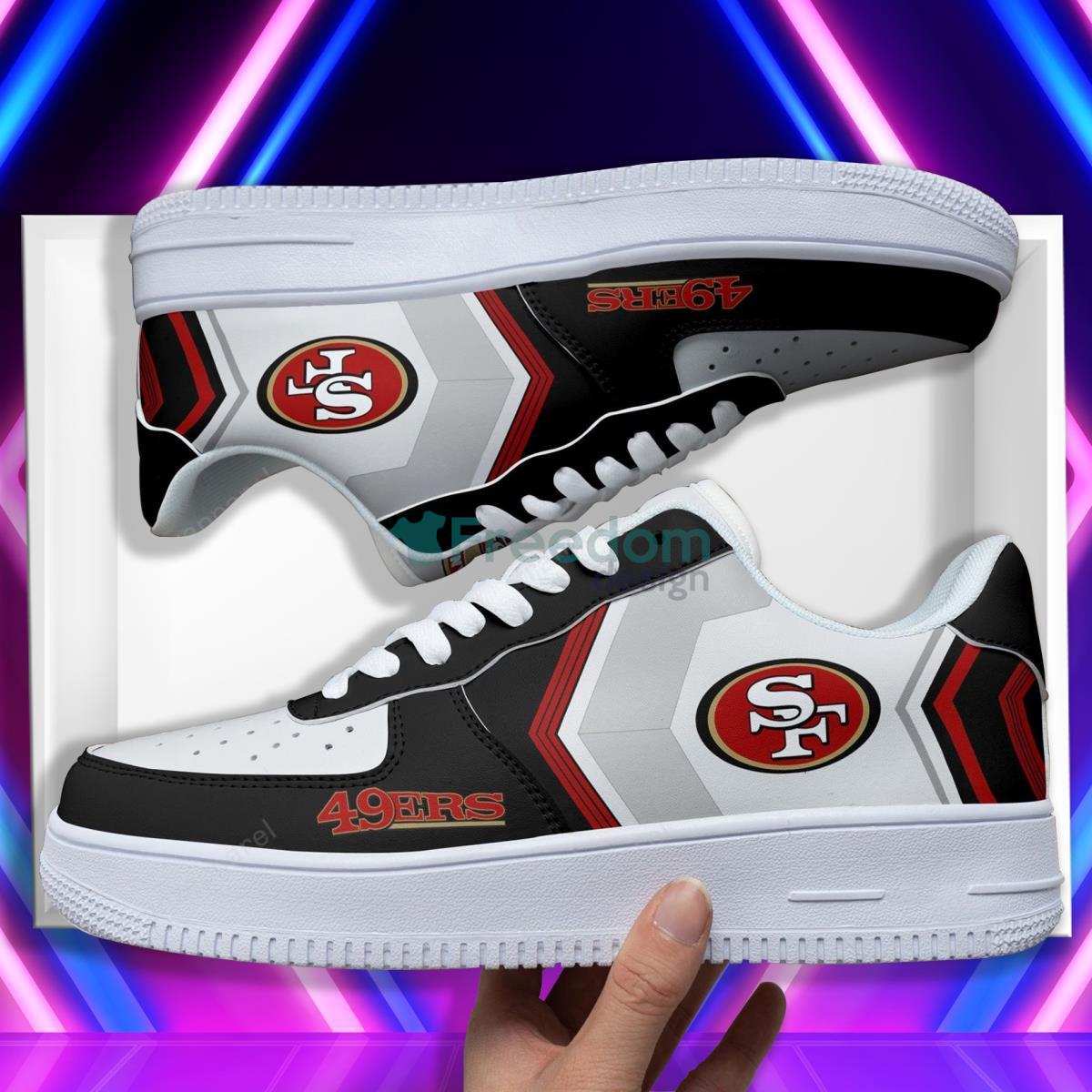 San Francisco 49ers Football Team Style Design Air Force Shoes Product Photo 2