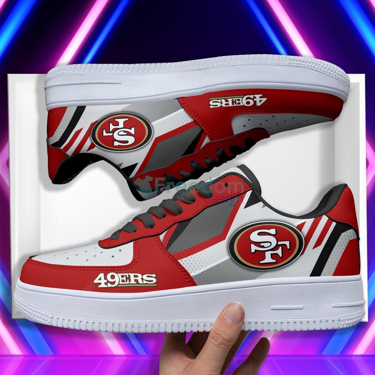 San Francisco 49ers Football Team Style Design Air Force Shoes For Men Women Product Photo 2