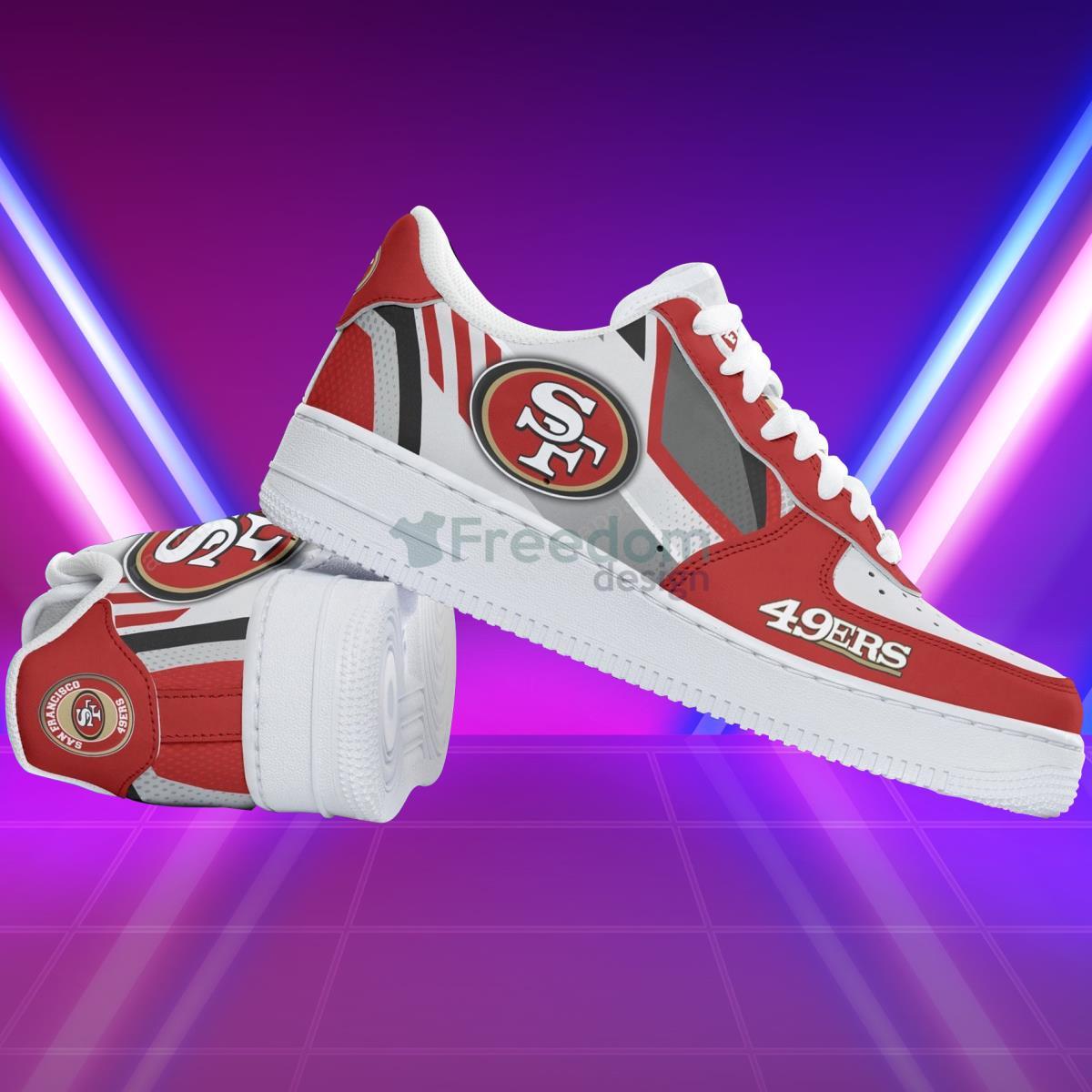 San Francisco 49ers Football Team Style Design Air Force Shoes For Men Women Product Photo 1