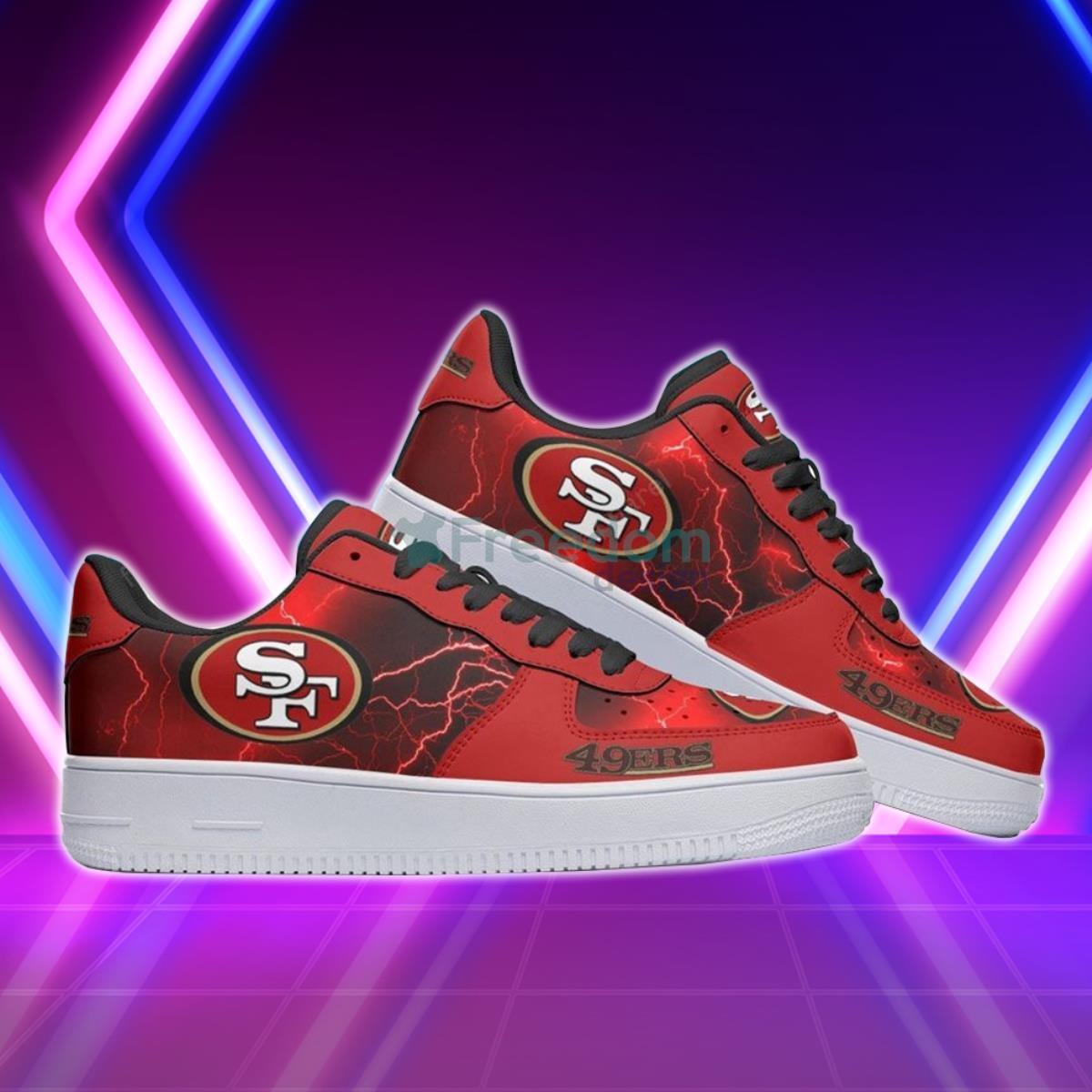 San Francisco 49ers Football Team Style Design Air Force Shoes Gift For Fans Product Photo 2