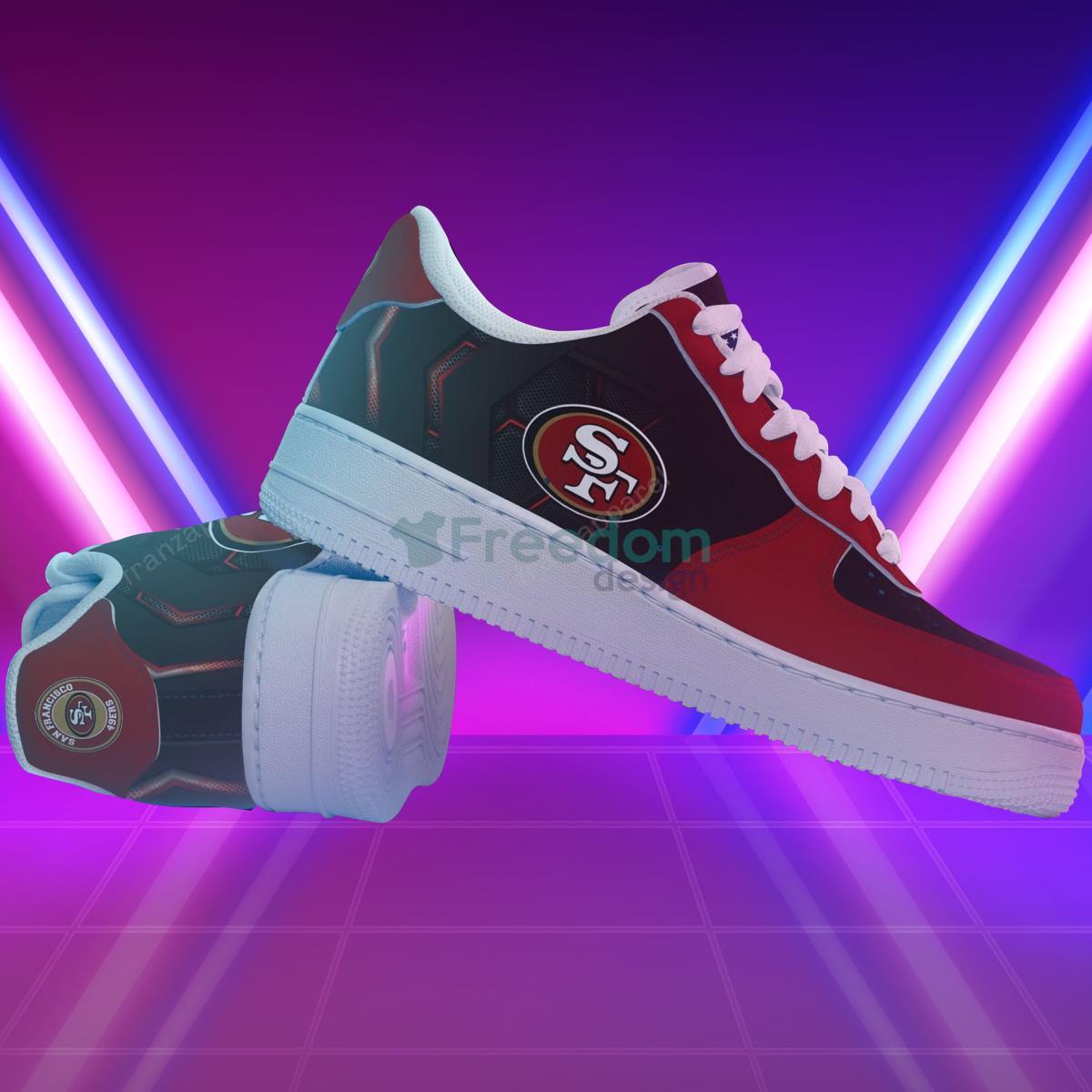 San Francisco 49ers Football Team Style Design Air Force Shoes Gift For Real Fans Product Photo 1