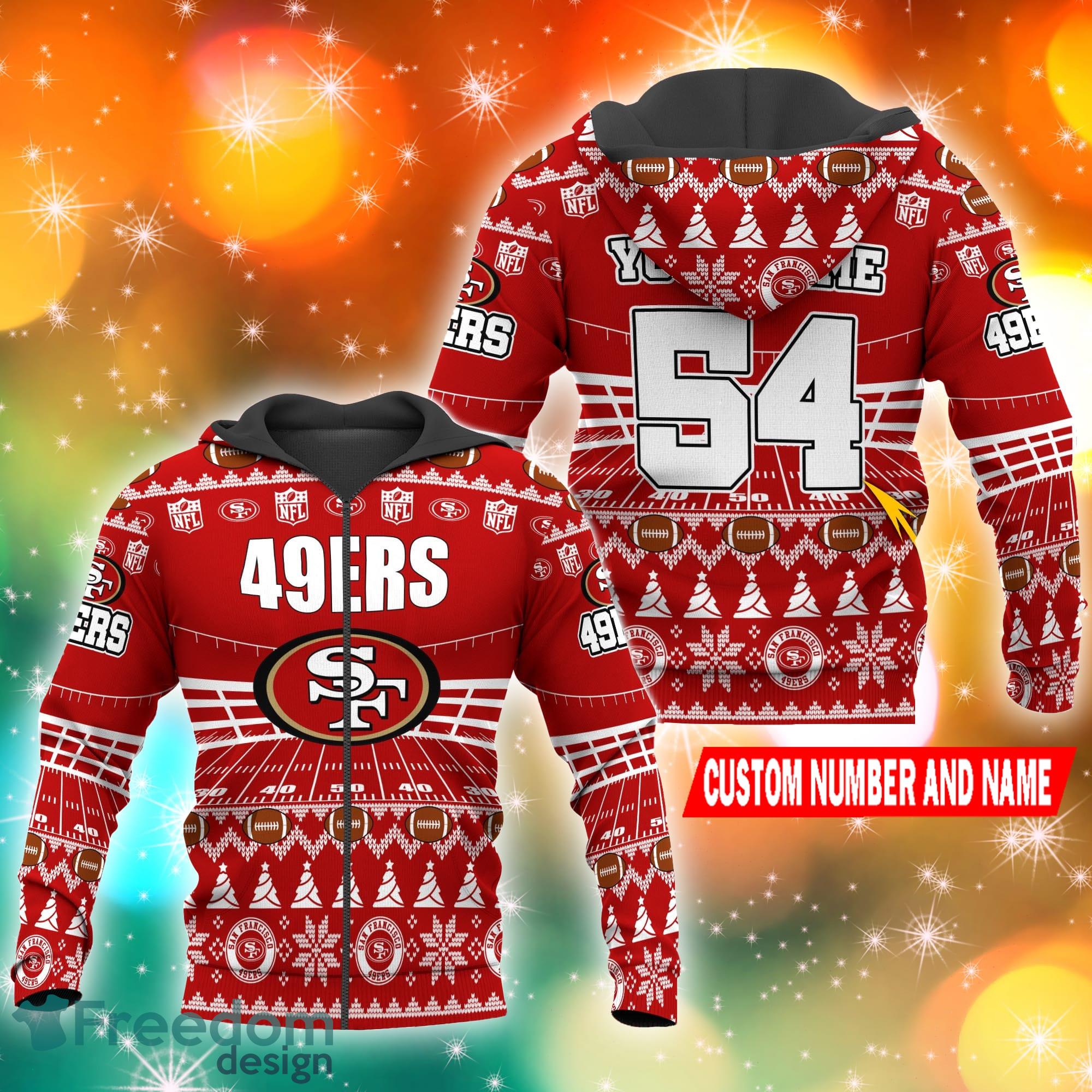 San Francisco 49ers NFL American Football Team Cardigan Style 3D