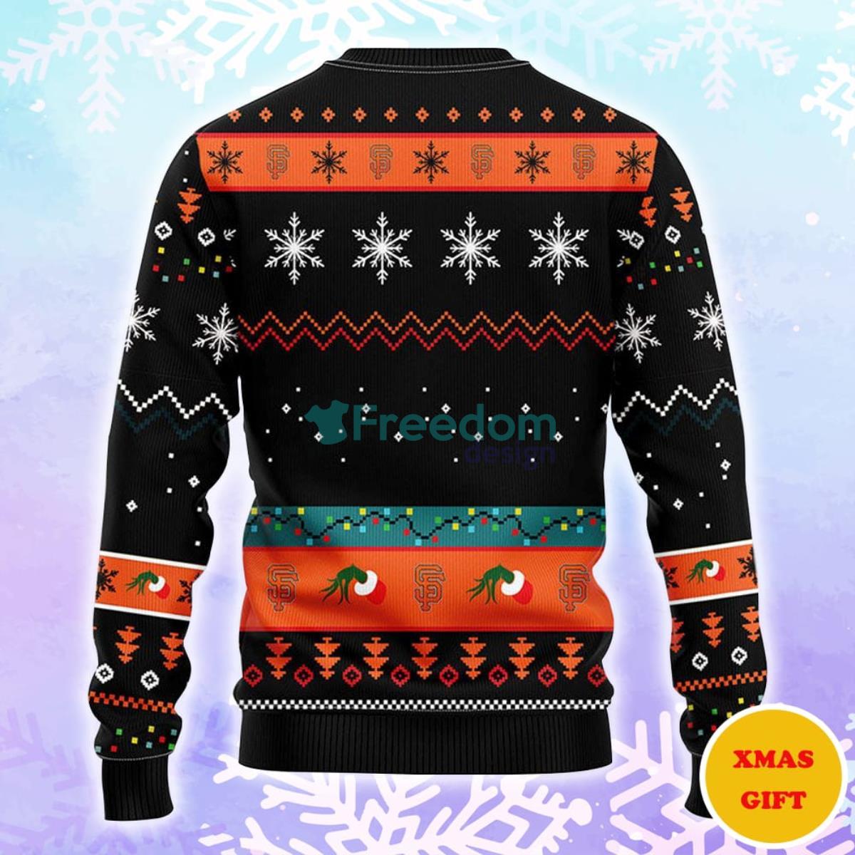 San Francisco Giants Grinch Christmas AOP Sweater Product Photo 2