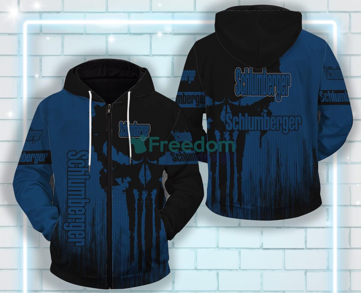 Schlumberger All Over Printed 3D Zip Hoodie Product Photo 1