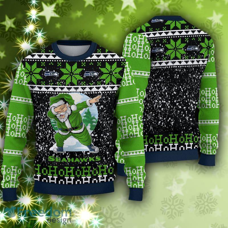 Seattle Seahawks Basic Knitted Sweater For Christmas - Freedomdesign