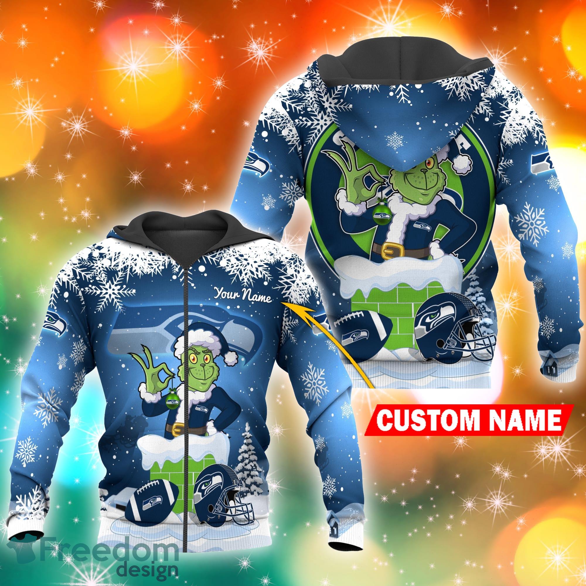 San Francisco 49ers NFL Grinch Christmas Tree 3D Hoodie Pullover Prints -  Freedomdesign