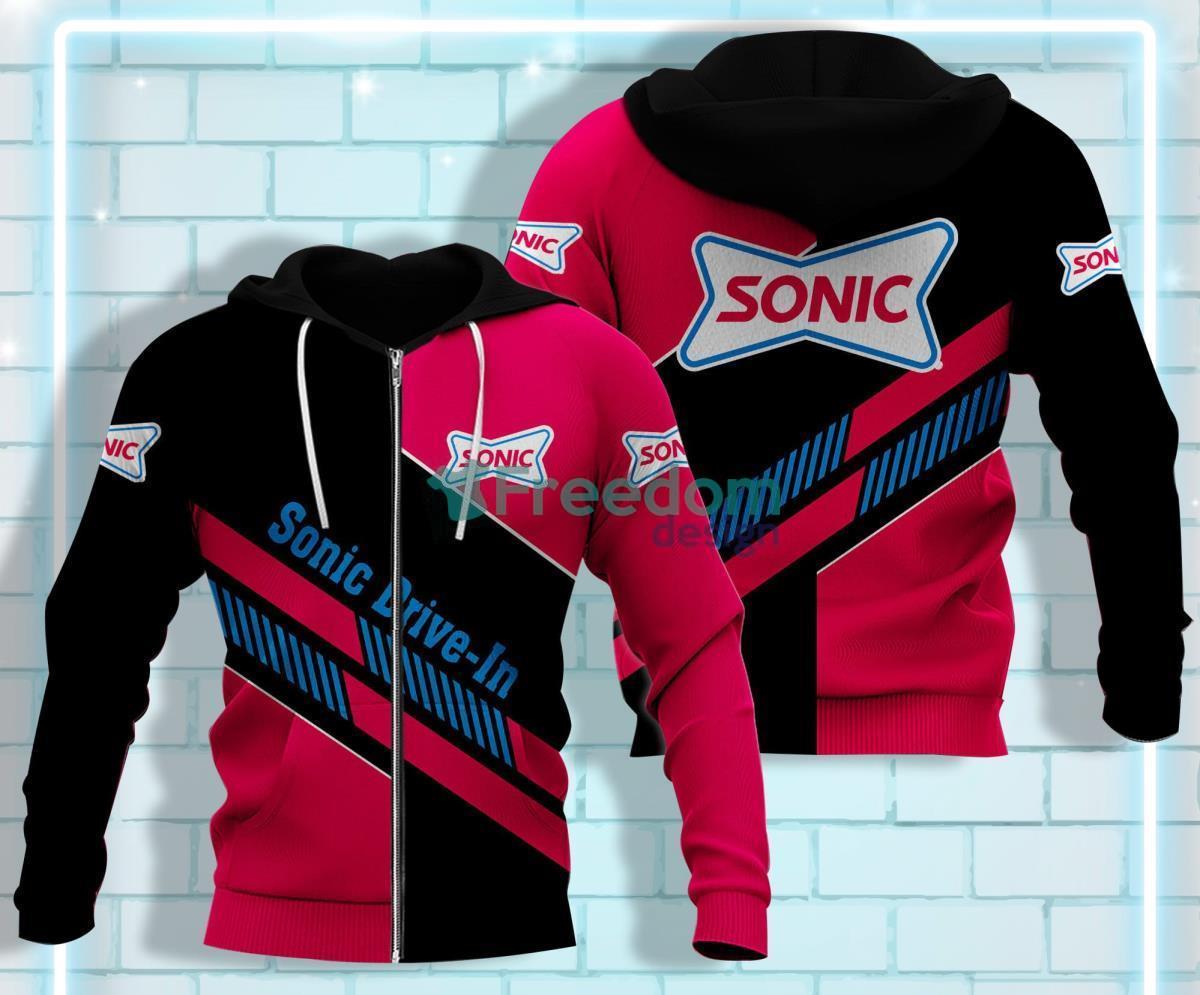 Sonic Drive-In All Over Printed 3D Zip Hoodie Product Photo 1