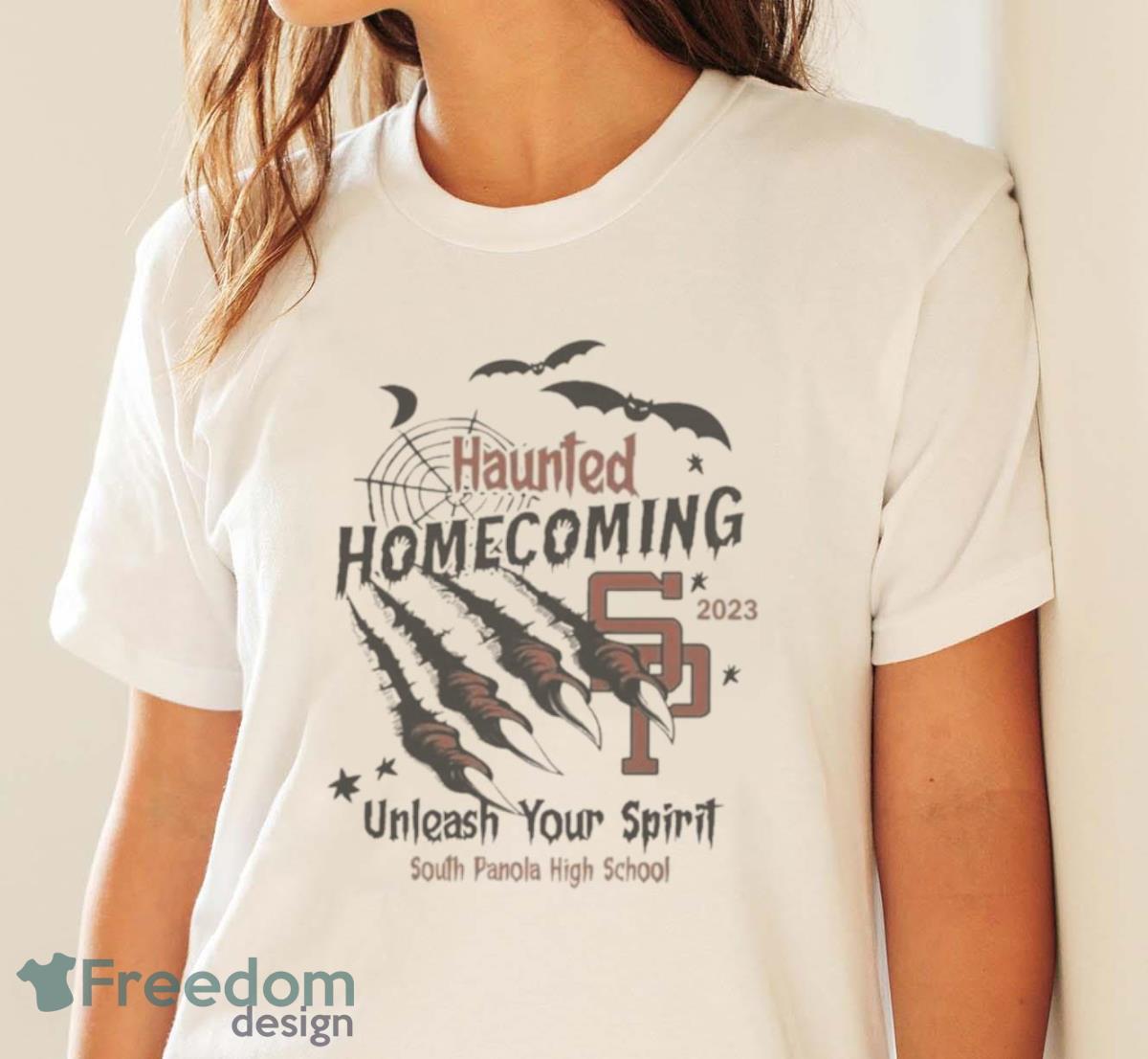 South Panola High School Haunted Homecoming Halloween 2023 T Shirt - White Ladies T-Shirt