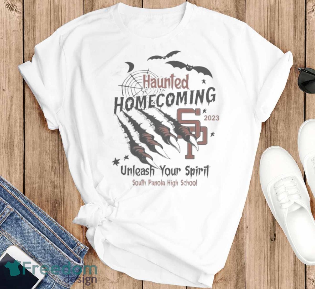 South Panola High School Haunted Homecoming Halloween 2023 T Shirt - T-SHIRT FLAT