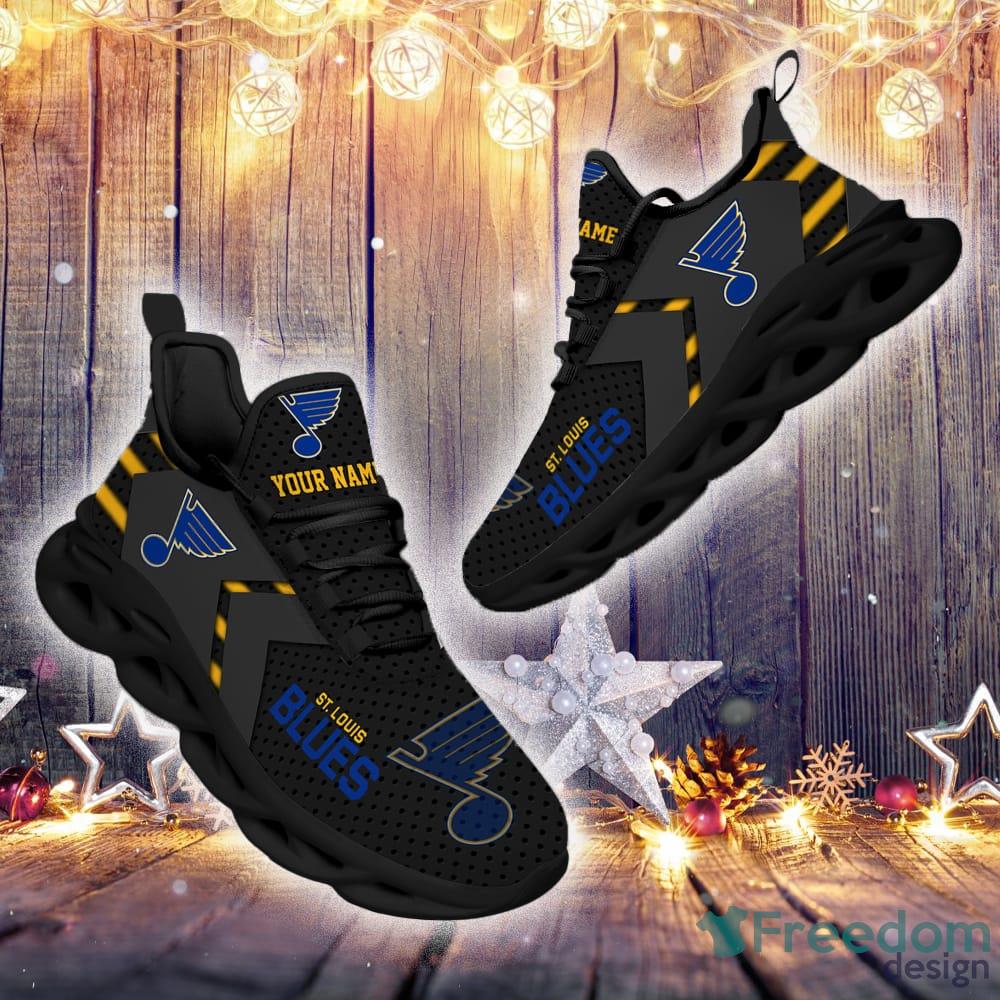 NHL St Louis Blues Running Shoes Design Max Soul Shoes Gift For Men And  Women - Freedomdesign