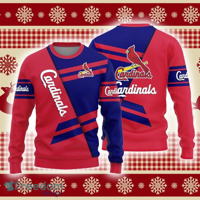 St. Louis Cardinals Basic Pattern Knitted Sweater For Christmas -  Freedomdesign