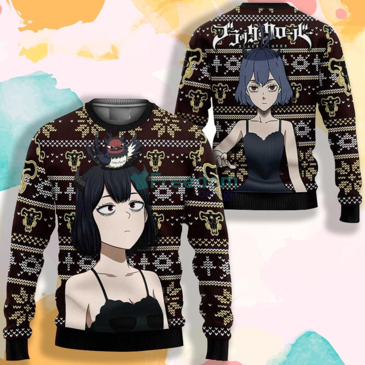 Swallowtail Secre Black Clover Anime Xmas Gifts AOP Sweater Product Photo 1