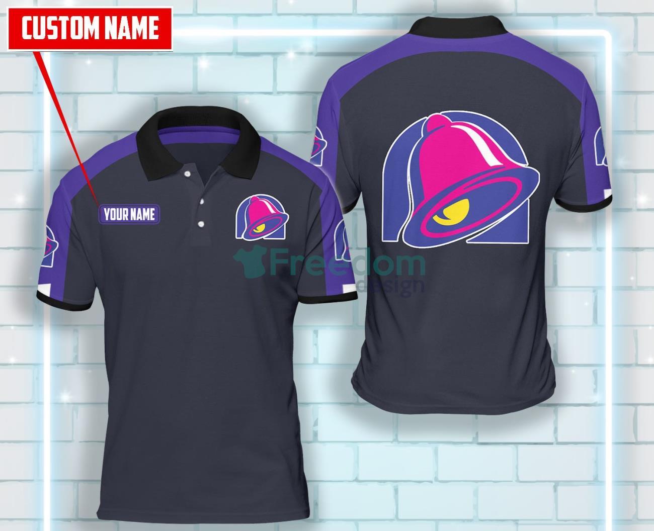 Taco Bell Custom Name Polo Shirt Product Photo 1