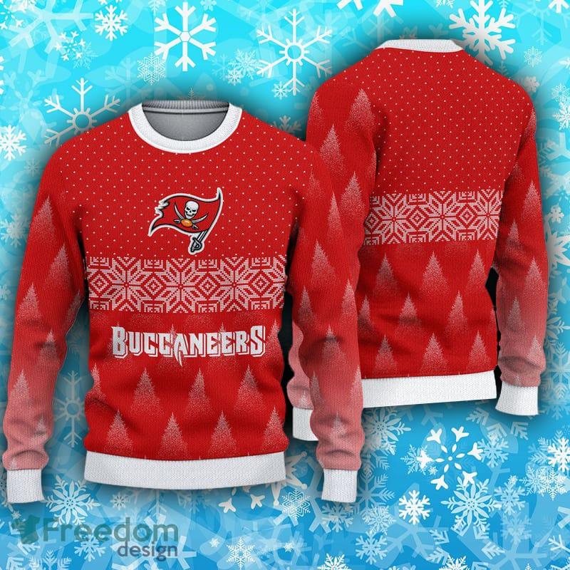 Tampa Bay Buccaneers Snowflakes Pattern Ugly Christmas Sweater