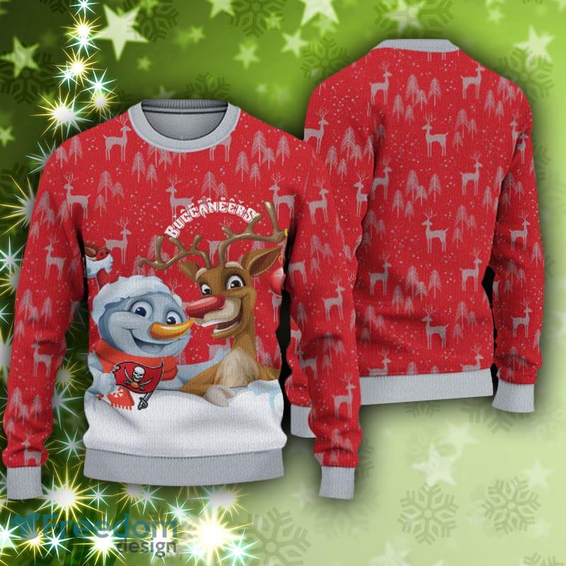 Tampa Bay Buccaneers Fans Reindeer Retail Ugly Christmas Sweater -  Freedomdesign