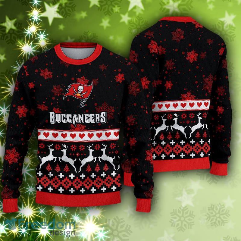 Tampa Bay Buccaneers Team Custom Name Ugly Christmas Sweater For