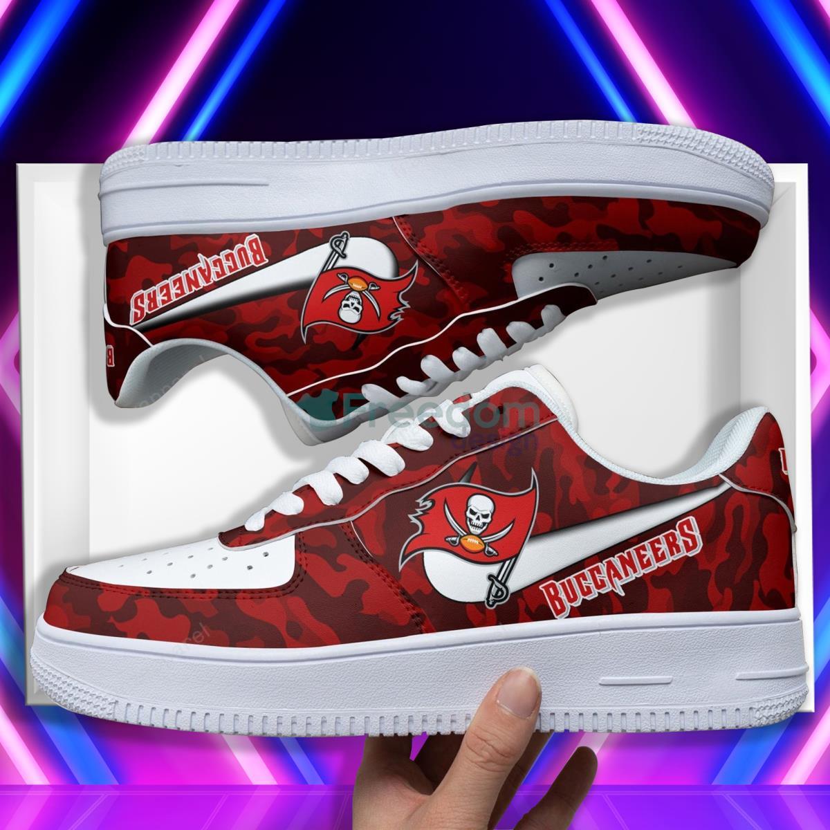 Tampa Bay Buccaneers Football Team Style Design Air Force Shoes Product Photo 2