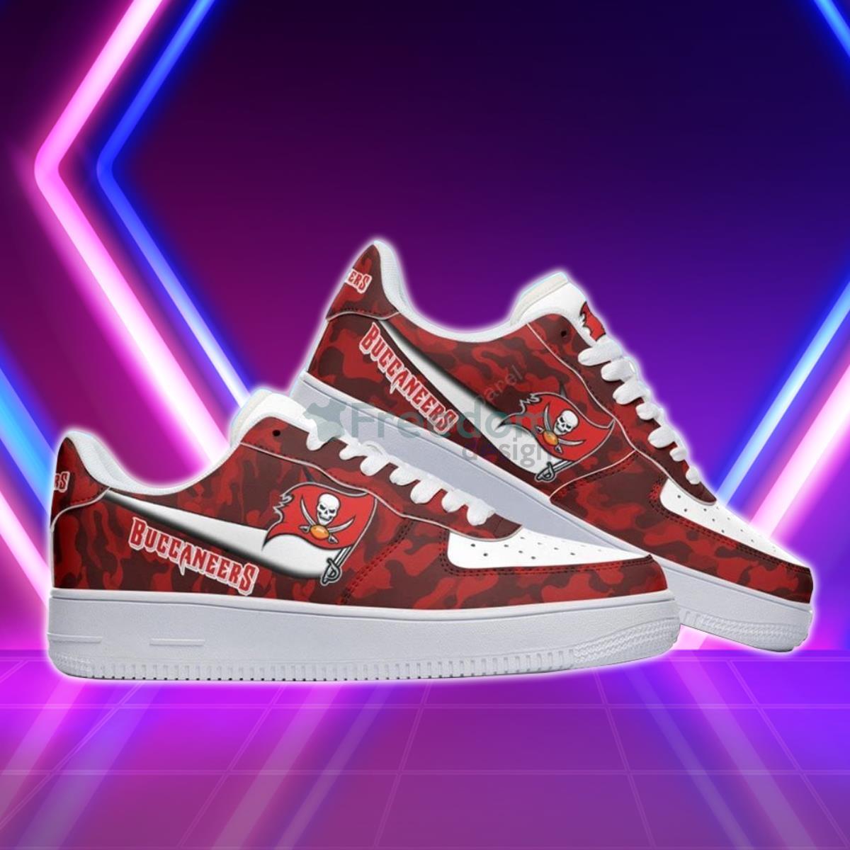 Tampa Bay Buccaneers Football Team Style Design Air Force Shoes Product Photo 1