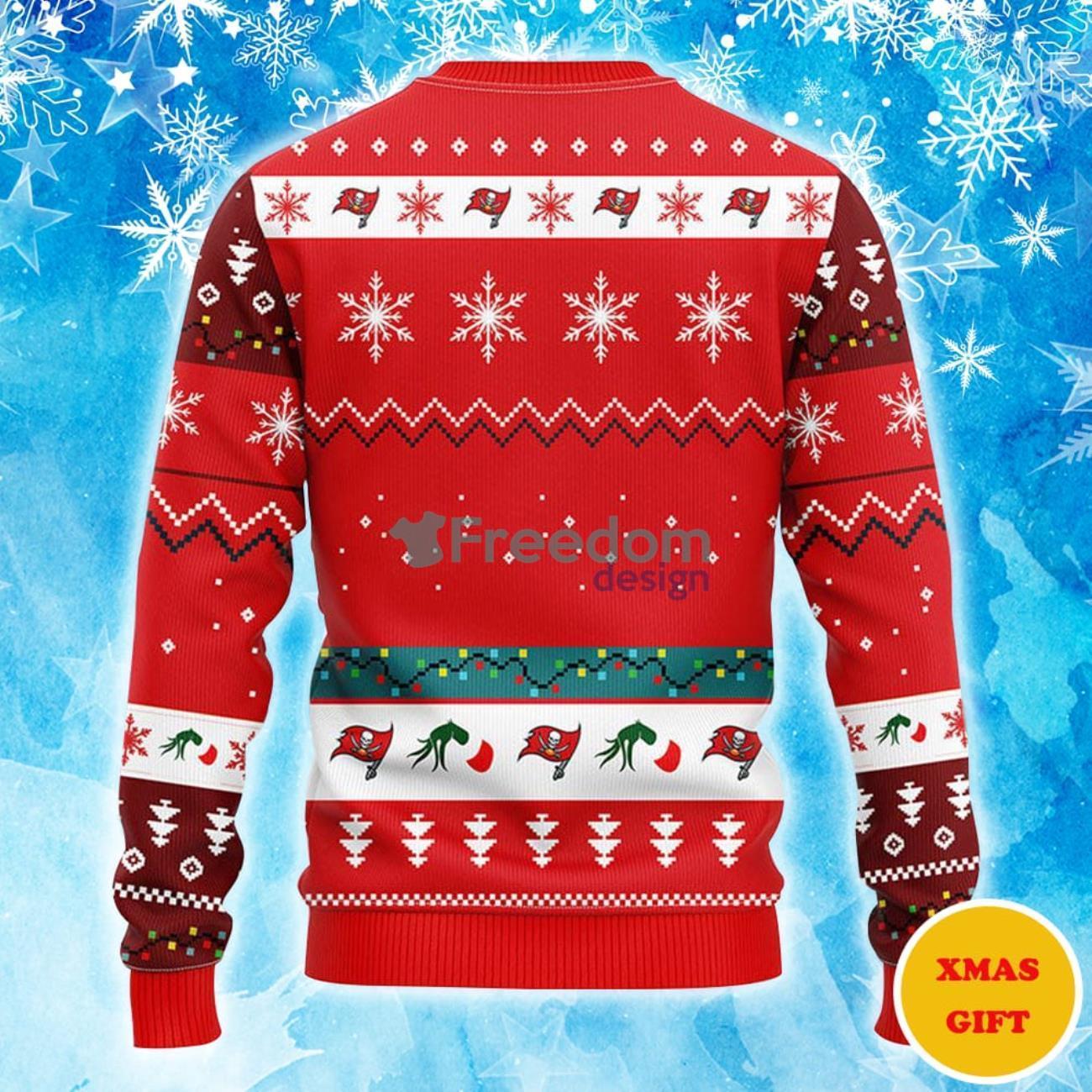 Tampa Bay Buccaneers Christmas Grinch Sweater For Fans