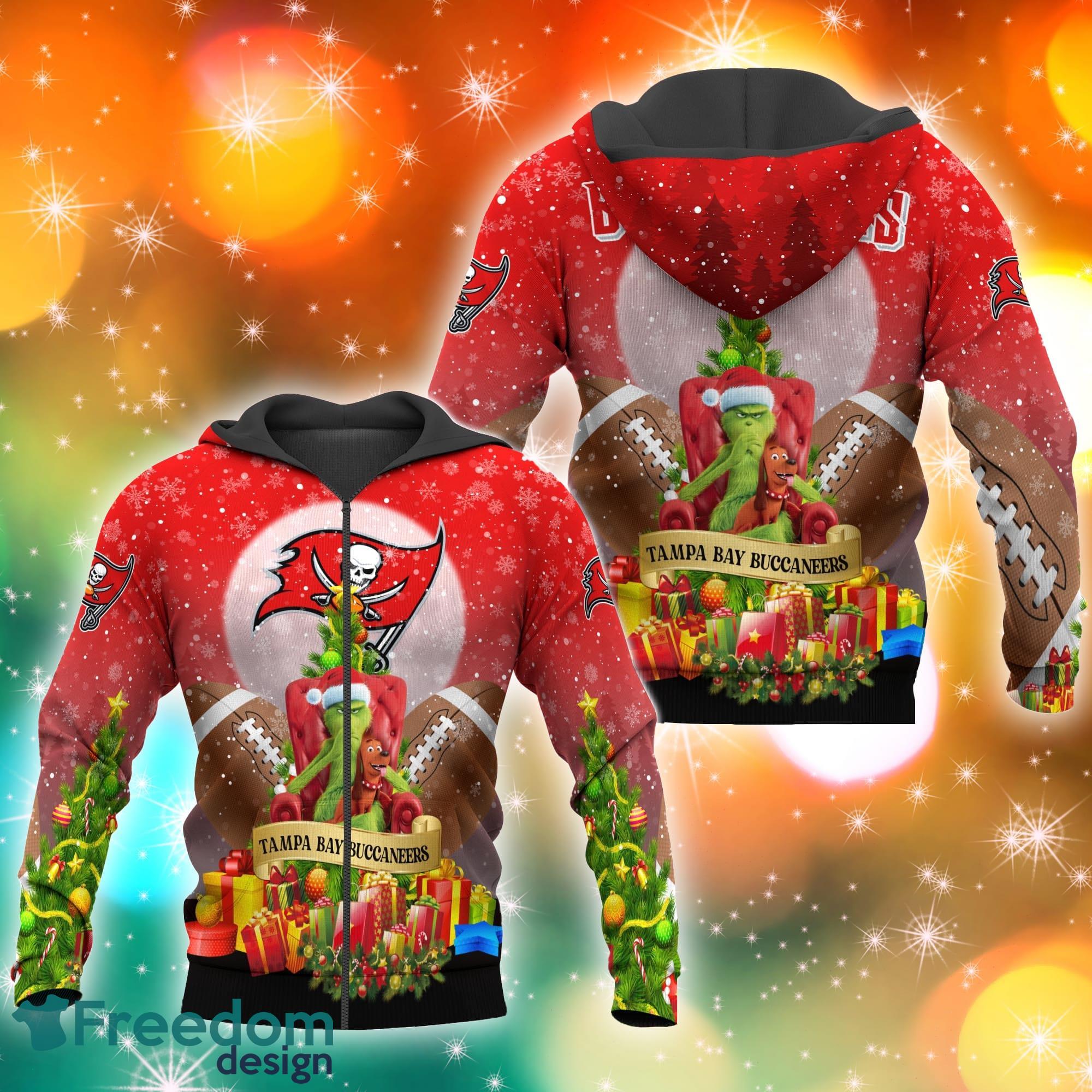 NFL Tampa Bay Buccaneers New Season Apparel Ugly Christmas 3D