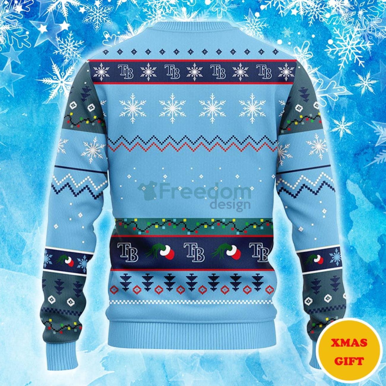 Tampa Bay Rays 12 Grinch Xmas Day Christmas AOP Sweater Product Photo 2