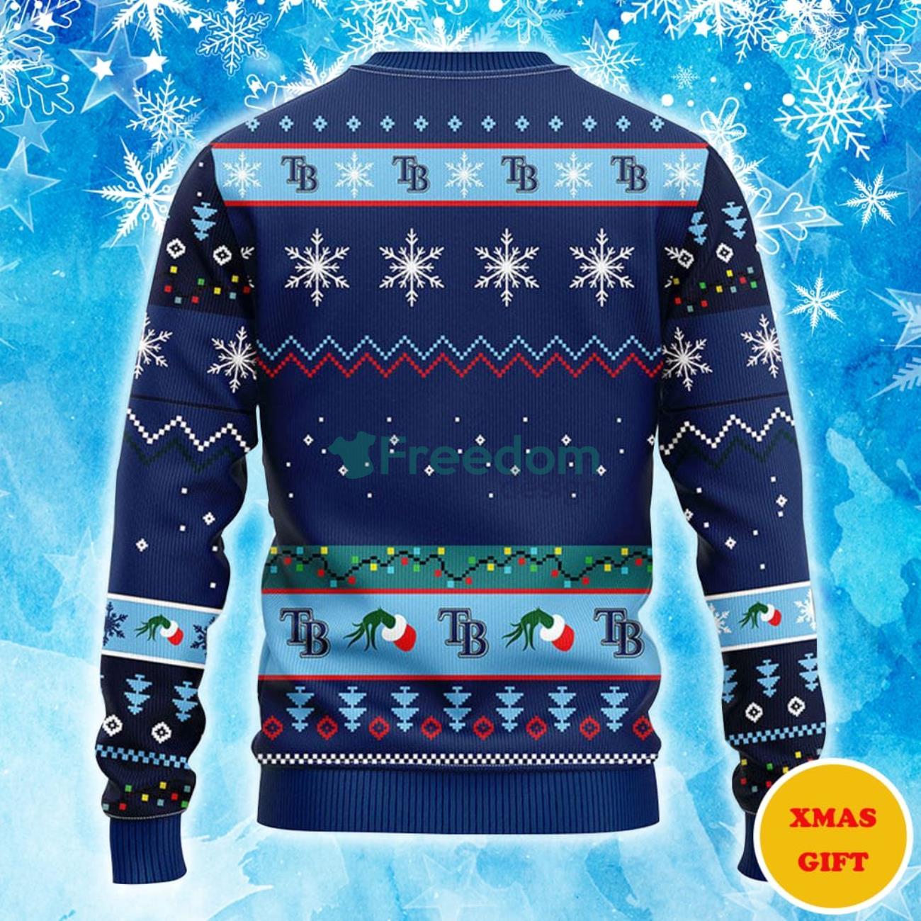 Tampa Bay Rays Grinch Christmas AOP Sweater Product Photo 2