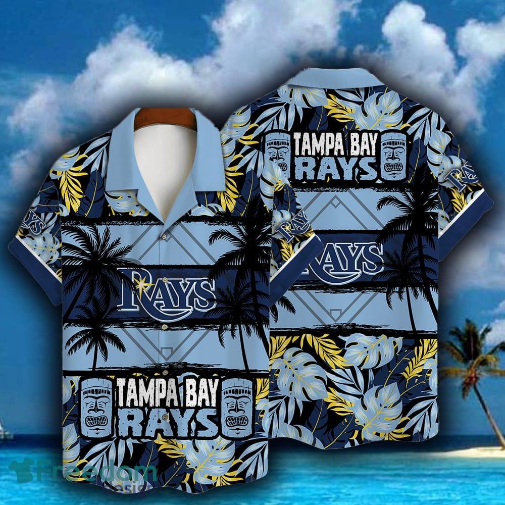 Tampa Bay Rays Palm Tree AOP Hawaiian Shirt For Men And Women Gift Floral Aloha Beach - Tampa Bay Rays Palm Tree AOP Hawaiian Shirt For Men And Women Gift Floral Aloha Beach