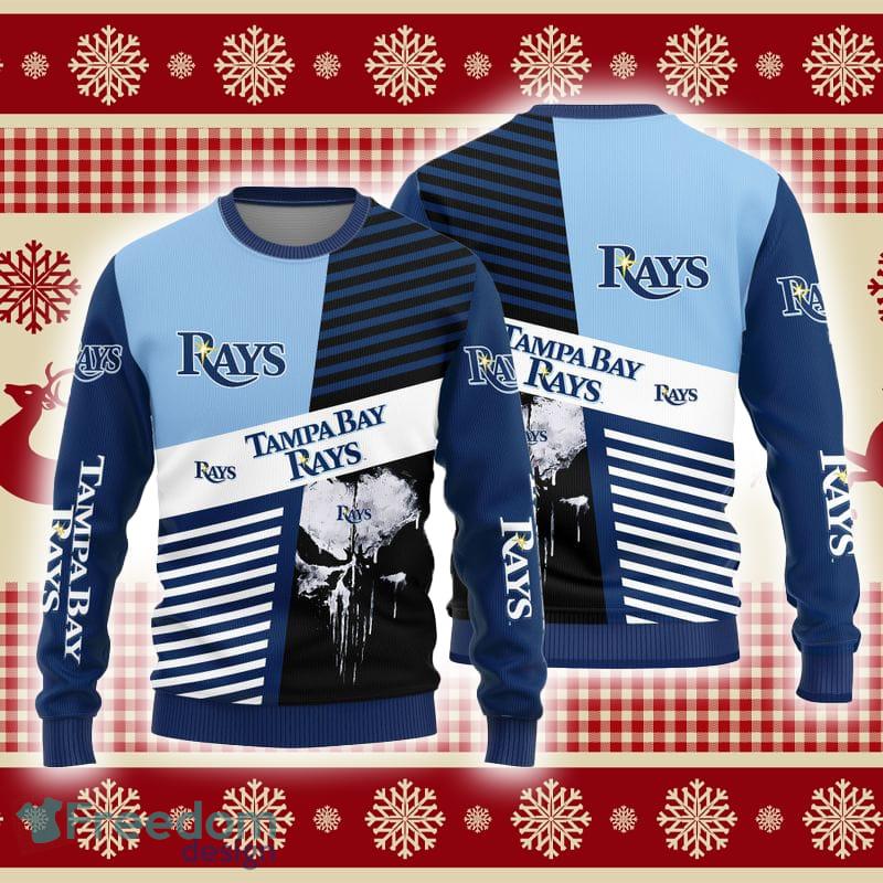 Tampa Bay Rays Skull Pattern Knitted Sweater For Christmas - Freedomdesign