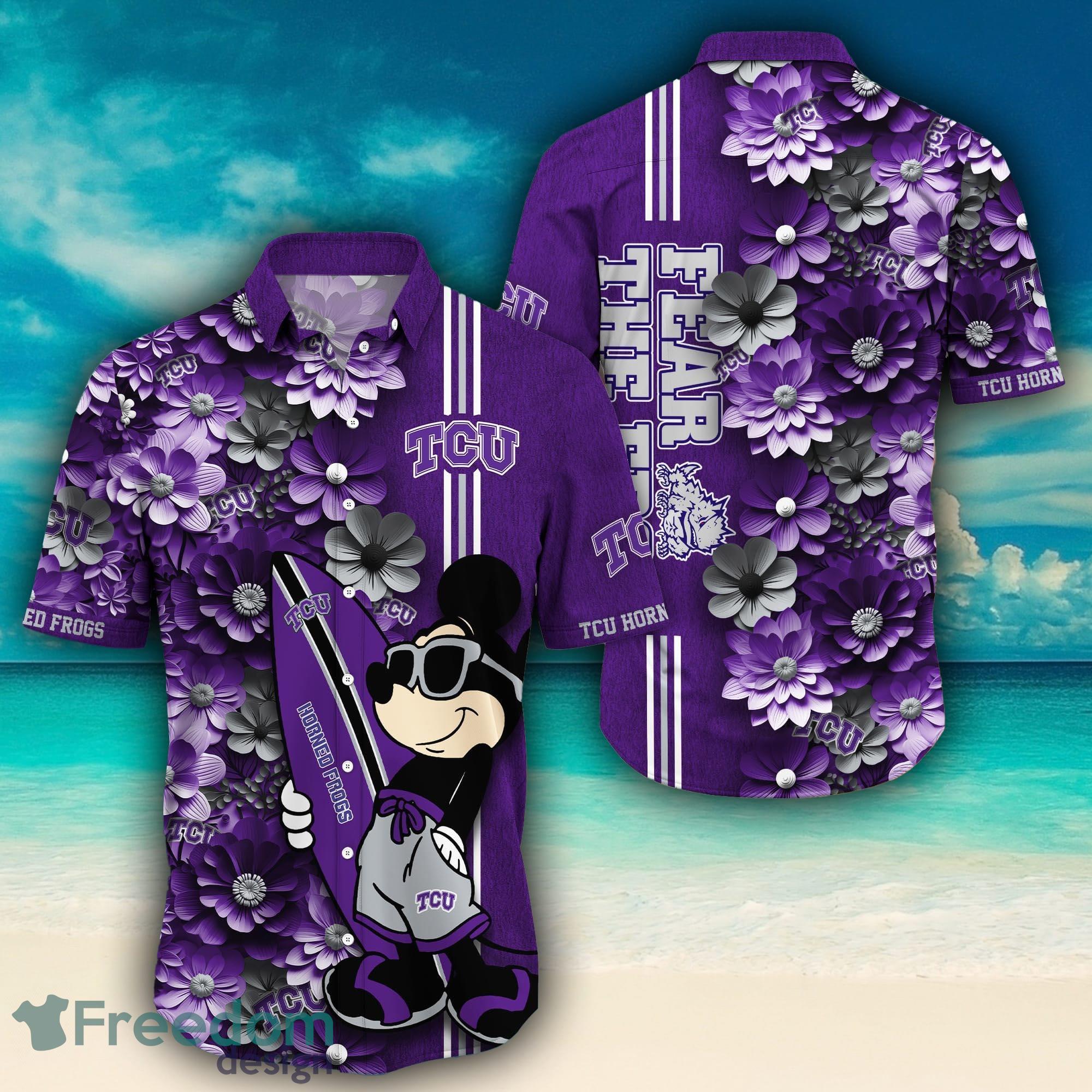 Philadelphia Eagles Surfboard Parttern Mickey Mouse Flower Hawaiian Shirt -  Freedomdesign