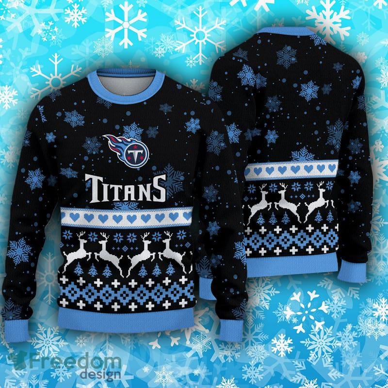 Tennessee Titans Fans Snow Ugly Christmas Sweater Gift - Freedomdesign
