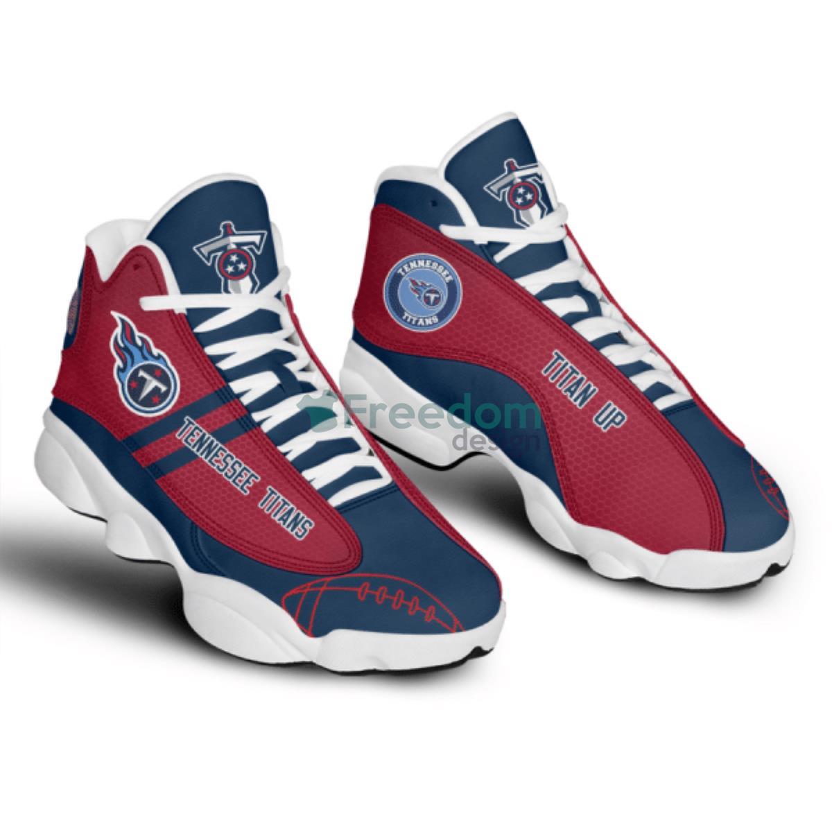 Tennessee Titans Football Team Air Jordan 13 Shoes Running Casual Sneakers Product Photo 1