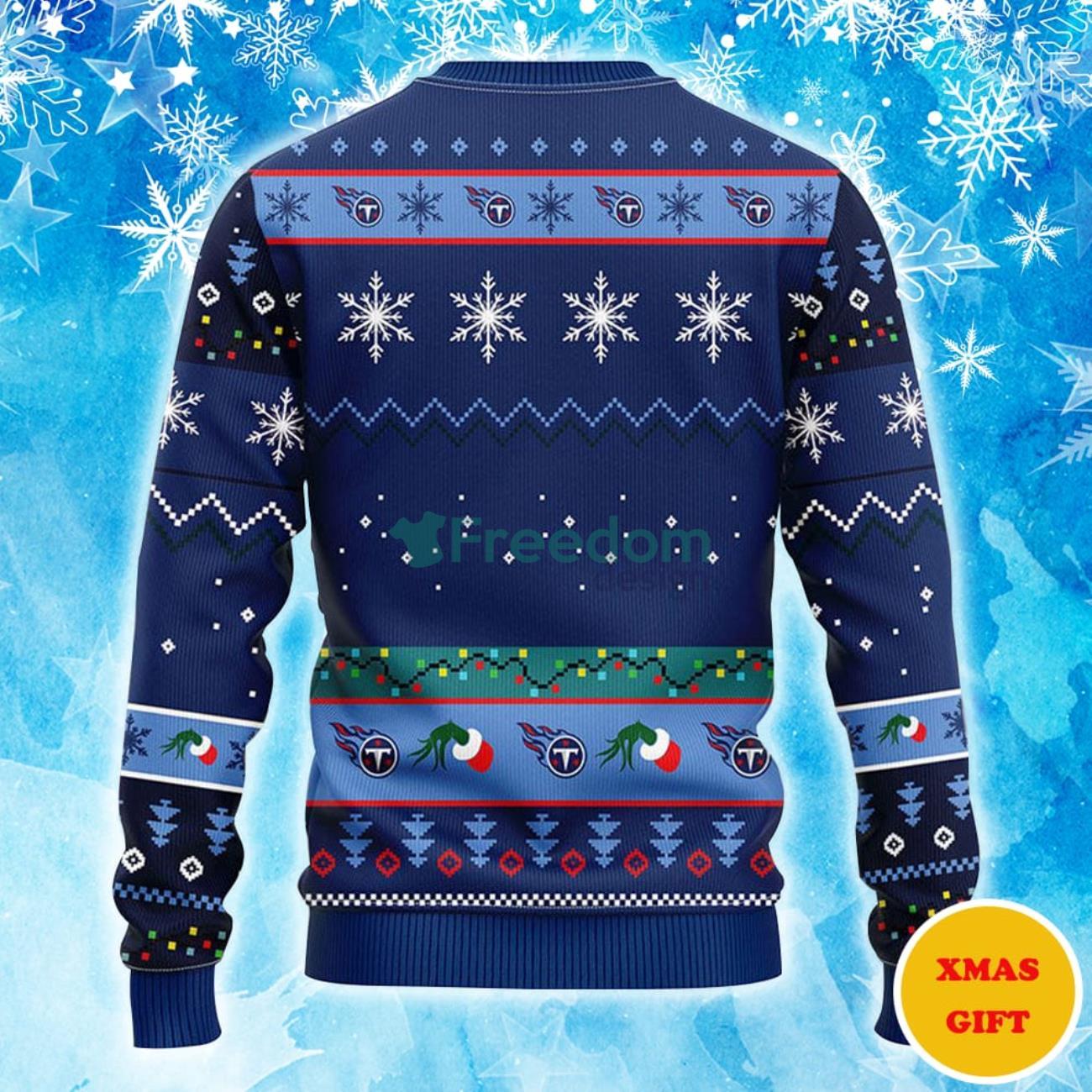 Tennessee Titans Grinch Christmas AOP Sweater Product Photo 2