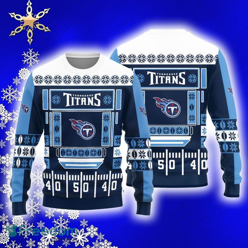 Tennessee Titans Basic Pattern Knitted Sweater For Christmas - Freedomdesign