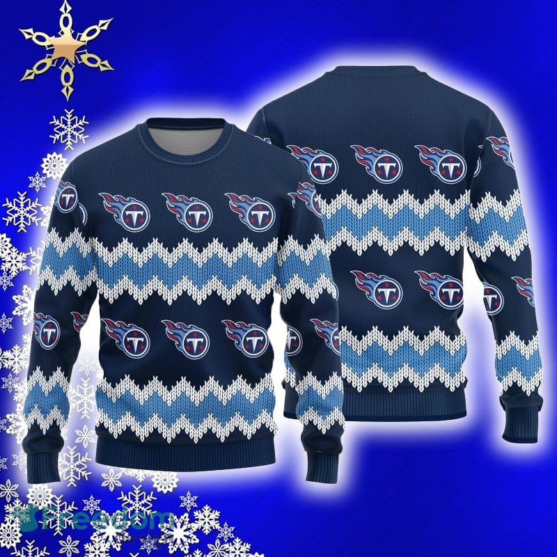 Tennessee Titans Fans Pattern Embroider Knitted Christmas Sweater -  Freedomdesign