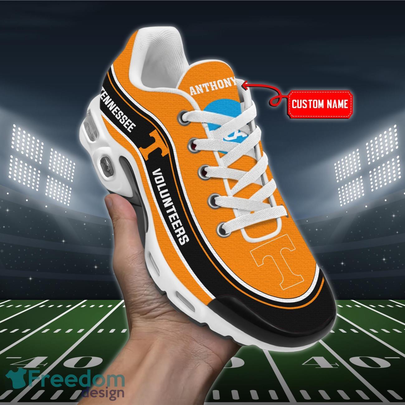 Tennessee Volunteers NCAA Air Cushion Sports Shoes Custom Name For Fans Product Photo 1