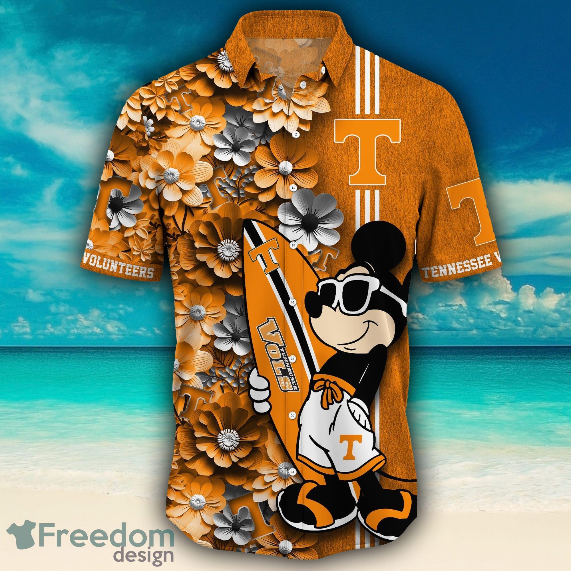 Tennessee Volunteers Flower NFL Baseball Jersey Shirt