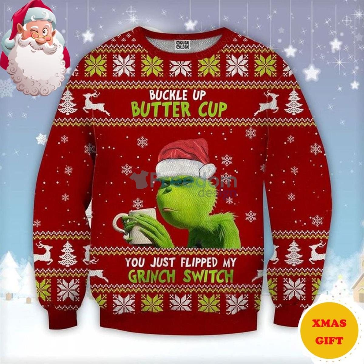 Dallas Cowboys Grinch Ugly Christmas Sweater - Freedomdesign