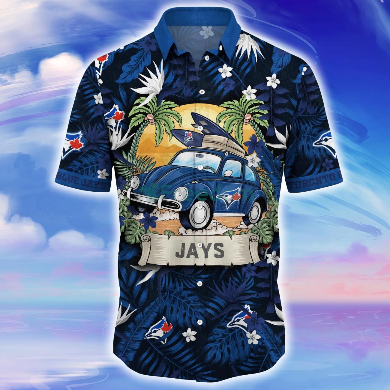 MLB Toronto Blue Jays Logo Hot Hawaiian Shirt Gift For Men And