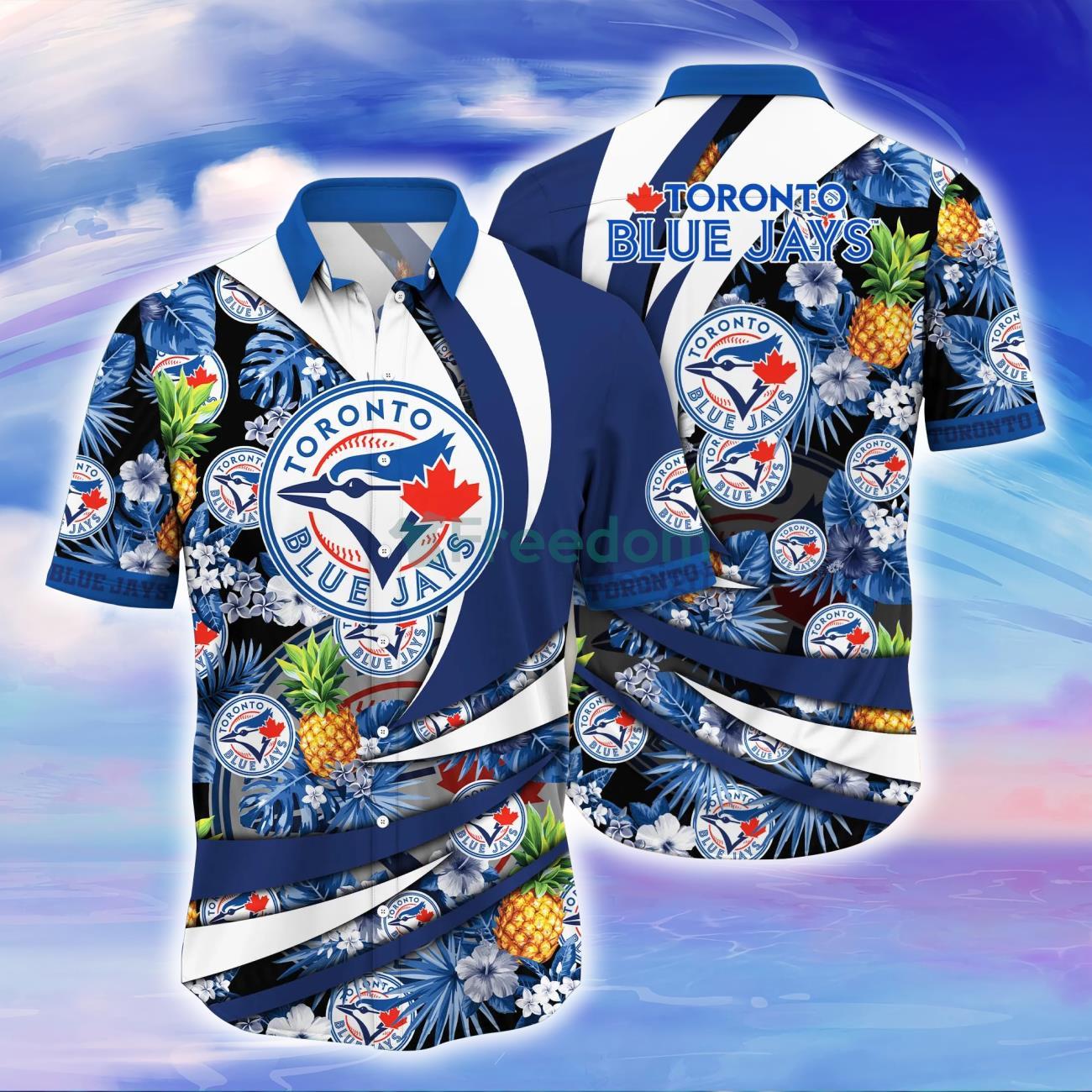 Toronto Blue Jays MLB Flower Hawaiian Shirt Special Gift For Men Women Fans  - Freedomdesign