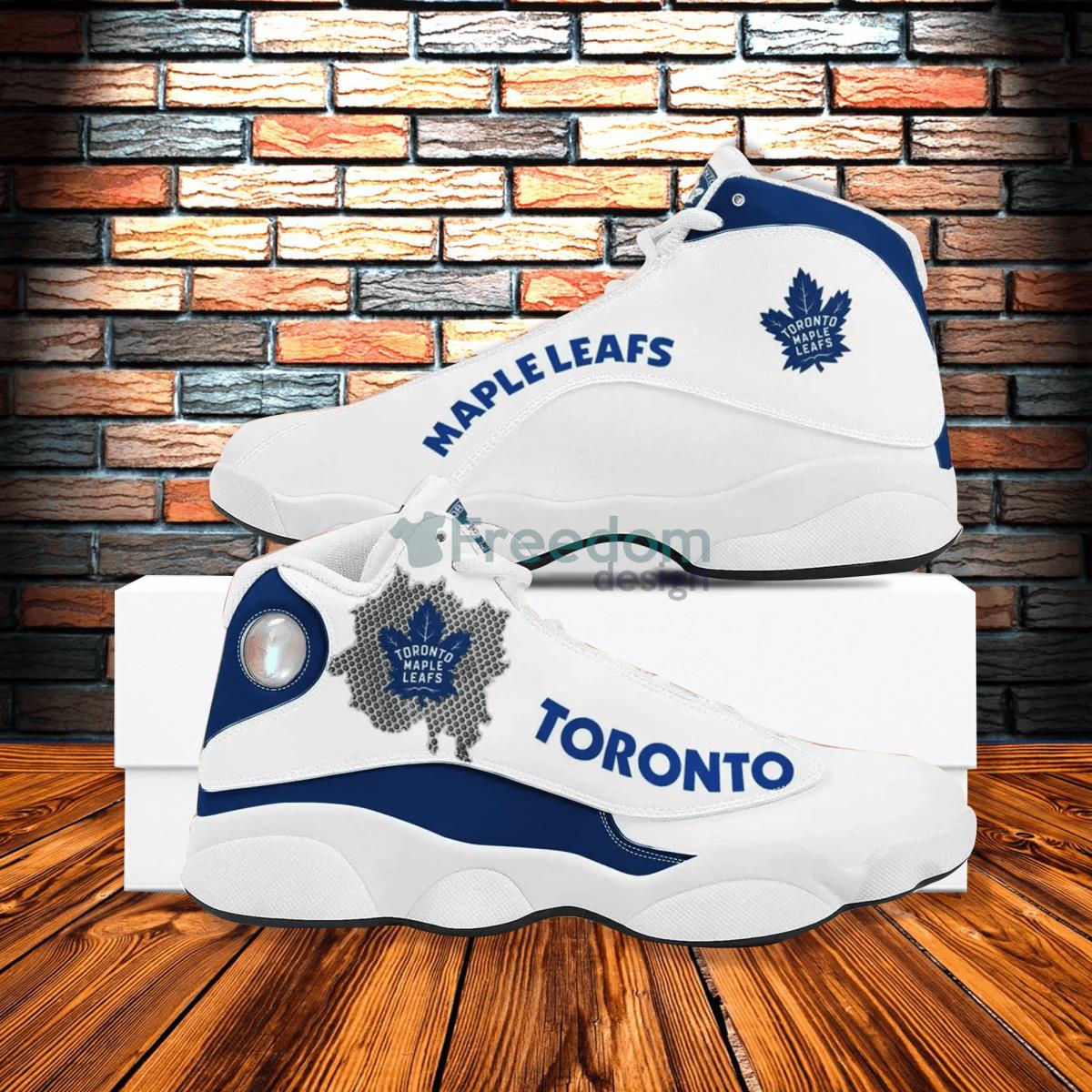 Toronto Maple Leafs Air Jordan 13 Shoes Running Casual Sneakers For Fans Product Photo 1