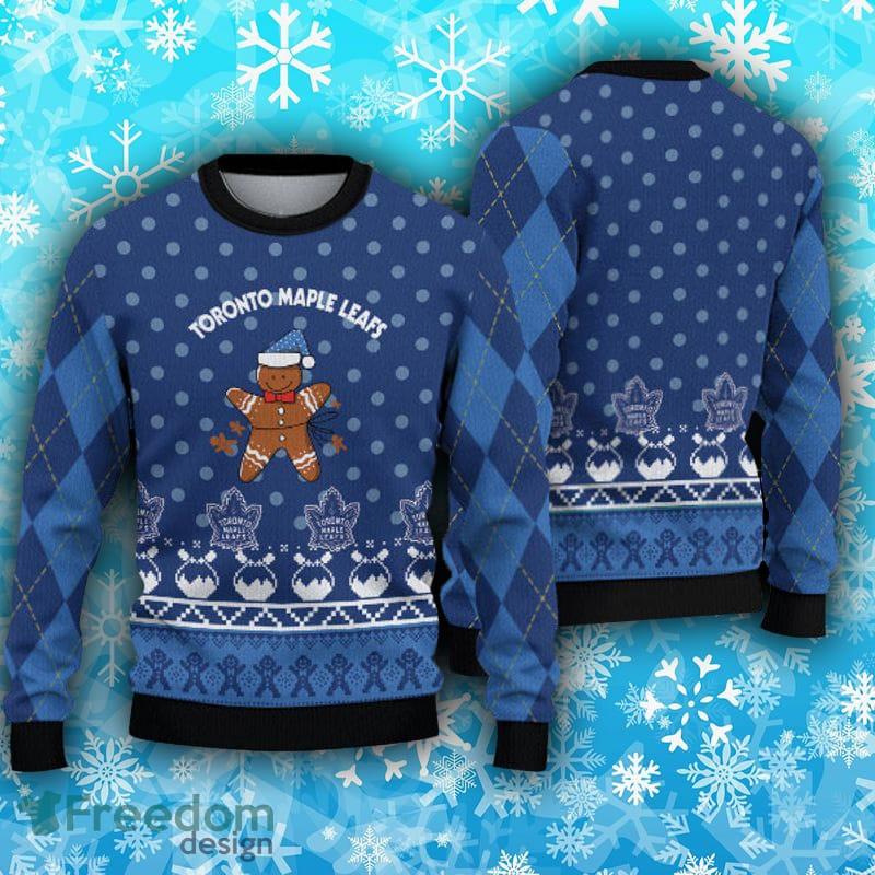 Toronto Maple Leafs Fans Pattern Merry Ugly Christmas Sweater -  Freedomdesign